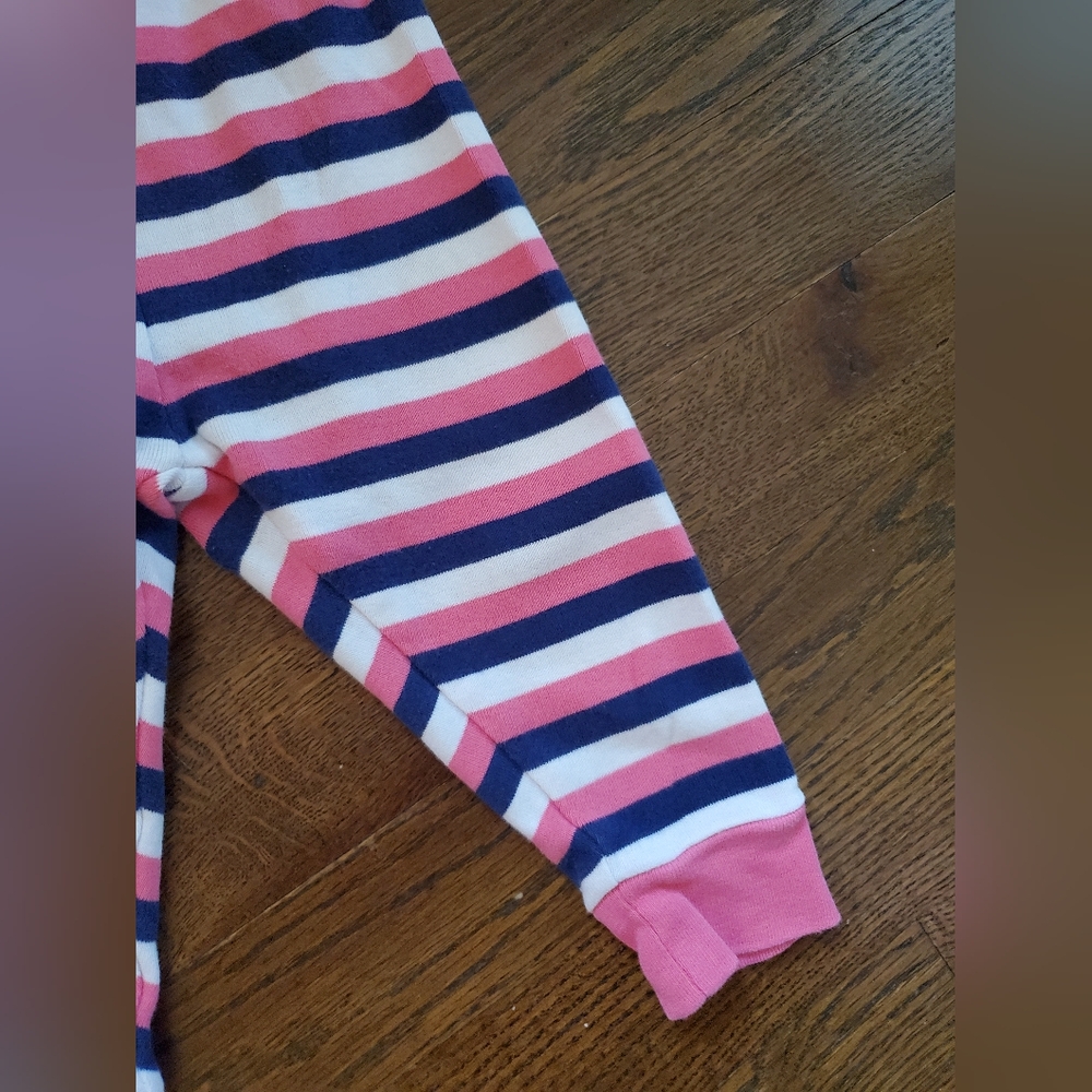 GYMBOREE OUTLET Girls 12/18M pink/ blue pajamas Paris gymmies - Picture 2 of 9